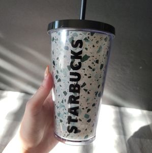 Starbucks Europe marble 16oz acrylic tumbler